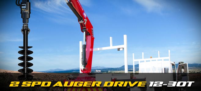 Auger drives: 2 speed for mini excavators 2-5 tonnes - Digga Europe